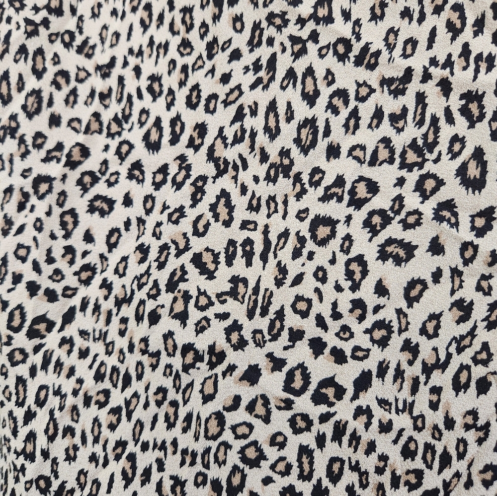 y2k Silk Cheetah Print Midi Dress - Picture 4 of 8